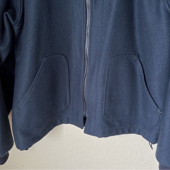 Filson garment vintage virgin wool blue/black zip jacket/jacket liner RN 39126 - Picture 5 of 6